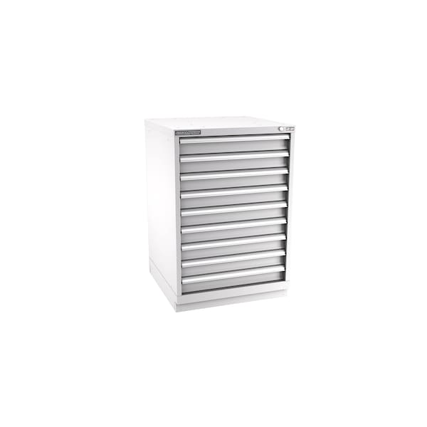 Champion Tool Storage Modular Tool Cabinet, 9 Drawer, Light Gray, Steel, 28 in W x 28-1/2 in D x 41-3/4 in H S18000902ILCFTB-LG - main